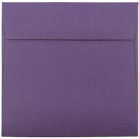 JAM Paper 6 x 6 Square Envelopes, Dark Purple, 1000 Pack (563912522B)-Dark purple