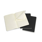 Moleskine Cahier Dotted Soft Cover Journal, Black, 5" x 8.25"-80 pages, Dotted Format