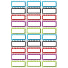 Ashley Magnetic Small Nameplates, Chevron, 90 Pack-Great for identifying bins, lockers, desks