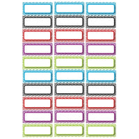 Ashley Magnetic Small Nameplates, Chevron, 90 Pack-Great for identifying bins, lockers, desks