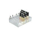 Azar Displays 36 Large Compartment Cosmetic Tray for Pegboard or Slatwall, 2 Pack (225529)-Dimensions: 7.13"W x 5"D x 1.5"H