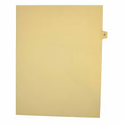 Mark Maker Legal Exhibit Index Tab Buff Single Tabs, 1/15th Cut, Letter Size, No Holes, Letter S, 25 Pack-Buff Single Tabs, 1/15th Cut