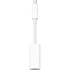 Apple Thunderbolt to Gigabit Ethernet Adapter-Small and compact, it connects to the Thunderbolt port on your Mac computer and provides an RJ-45 port that supports 10/100/1000BASE-T networks