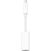Apple Thunderbolt to Gigabit Ethernet Adapter-Small and compact, it connects to the Thunderbolt port on your Mac computer and provides an RJ-45 port that supports 10/100/1000BASE-T networks
