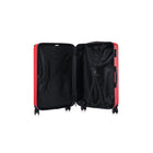 TOSCANO INTRECCIARE 20" Hardside Carry On Luggage - Vermred-Detachable Dual Glide Tech Wheel System