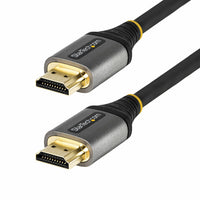 StarTech High-Speed 4K HDMI 2.0 Cable with Ethernet - 13ft - Black/Grey-Connectors: 1 x 19-pin HDMI 2.0b (Connector A), 1 x 19-pin HDMI 2.0b (Connector B)