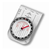 Digiwave Waterproof Plastic Compass, 5" x 3" x 1", Clear-Digiwave Military-Grade Compass is liquid filled for fast readability with sturdy plastic case