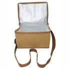 Cathay Importers Eco-Friendly Reusable Paper Lunch Tote, Brown (EC-21-0064)-7"H x 12"W x 8"D