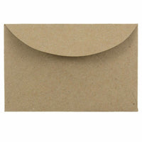 JAM Paper 3Drug Mini Recycled Envelopes - 2.3125" x 3.625" - Brown Kraft Paper Bag - 25 Pack -Colour: Brown Kraft