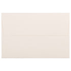 JAM Paper A8 Invitation Envelopes, 5.5 x 8.125, Strathmore Natural White Pinstripe, 250 Pack (191213H)-Natural white Strathmore recycled envelope