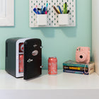 Koolatron Retro Portable 6 Can Thermoelectric Mini Fridge Cooler - 4 L / 4.2 qts - Black-10