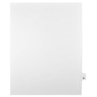 Mark Maker Legal Exhibit Index Tab White Single Tabs, 1/25th Cut, Letter Size, No Holes, Number 96, 25 Pack-White Single Tabs, 1/25th Cut