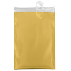 JAM Paper Foil Envelopes with Self Adhesive Closure, 12 x 18, Open End, Gold, 25 Pack (1323297)-Size: 12" x 18"