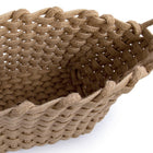 Truu Design Chunky Braided Jute Basket, 10 x 20 inches, Natural-Design: intricately woven chunky jute design in an earthy tone makes it a stylish yet functional shabby-chic decor piece
