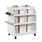 Sauder Craft Pro Series Craft Cart - White-135 lb load capacity