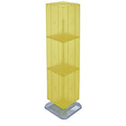 Azar Displays 14" x 14" x 60" Interlocking Pegboard Display, Yellow (701464-YEL)-Works great with Azar's line of hooks and accessories