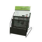 Futech Countertop Brochure Holder - Black-3 Pockets

