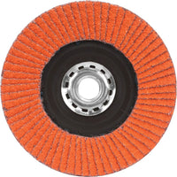 Norton Flap Discs - Quick Trim Sg Blaze R980P, 4-1/2" x 5/8"-11, Type 27, 60 Grit, Ceramic - 6 Pack-Abrasive Material: Ceramic