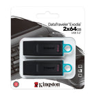 Kingston DataTraveler Exodia USB 3.2 - 64GB - 2 Pack-USB 3.2 Gen 1 compliant