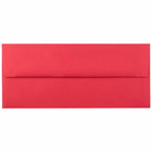 JAM Paper #10 Business Coloured Envelopes - 4 1/8" x 9 1/2" - Red Recycled - 100 Pack-Colour: Red Envelope