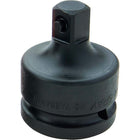 Gray Tools Adapter 1" Female 3/4" Male, Black Impact-Female (inches): 1"