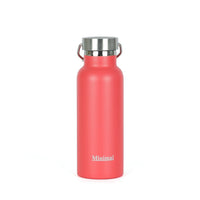 Minimal Insulated Flask, 500mL, Echo Peach-Holds 17oz / 500ml of your favourite beverage