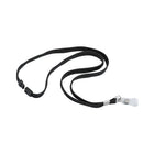 Staples Badge Lanyard with Breakaway Clip - Black - 10 Pack-Comfortable lanyard ensures ID badges are always visible