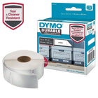 DYMO LW Durable Labels for LabelWriter Label Printers, White Poly, 1” x 3-1/2”, Roll of 100-100 labels per cartridge; each label is 1.0" wide