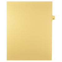 Mark Maker Legal Tabs - Letter Size - Buff - 1/25th cut - 25 tabs per package - 5 packages Pack - Number 157-Buff Single Tabs