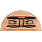 Flash Furniture 48" Half-Round Wood Folding Banquet Table-.5" Thick Plywood Top