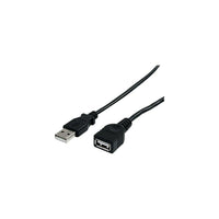 StarTech USBEXTAA3BK 3' USB A/A Male to Female Cable-Up to 482 Mbps transfer speeds with Hi-Speed USB 2.0 interface