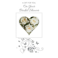 Rosedale 3-3/4" x 7-1/4" Bridal Shower Money Holder Greeting Cards And Envelopes, 12 Pack (16605)-Printed on premium uncoated card stock