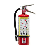 Strike First Strike First Fire Extinguisher 5lb ABC - hose and wall hook-ABC dry chemical fire extinguisher comes with wall bracket