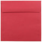 JAM Paper 6.5 x 6.5 Square Envelopes, Brite Hue Red Recycled, 100 Pack (02792283B)-Weight: 1.6 lbs.