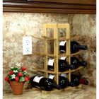 Oceanstar WR1149 Bamboo Wine Rack, 12-Bottle, Natural-90-day manufacturer's warranty (details with product)