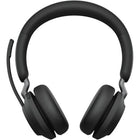 Jabra Evolve2 65, Link 380c, Stereo MS Headset - Black-Wireless Range: 30' / 9.1 m