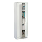 Sauder 422425 HomePlus Storage Cabinet, Soft White-Four adjustable shelves