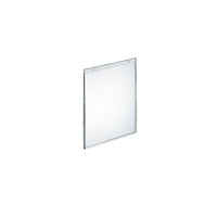 Azar Displays 7" x 5.5" Vertical Wall Mount Acrylic Sign Holder, Clear, 10 Pack (162720)-Use to displays information on walls and doors, maximizing advertising opportunity