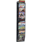 Safco Onyx 10-Pocket Wall Magazine Rack-Contemporary look that will easily fit into any setting
