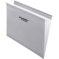 Pendaflex Premium Coloured Hanging File Folders - Legal - Grey - 25 Pack-10 times stronger than standard folders to last longer and hold more without tearing