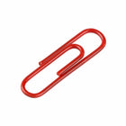 JAM Paper Colored Standard 1" Paper Clips - Red - 2 Packs of 100-These colorful paperclips are great for organizing papers at home, school, or the office