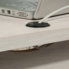 Sauder 47"W Summit Station L-Desk - Glacier Oak-   Strong and lightweight panel construction