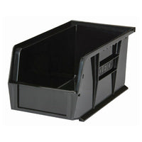 Recycled Stack & Hang Bins, Plastic, Black, 10-7/8" x 5-1/2" x 5" (CF834),36 Pack-Qty/Pk - 36