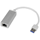 StarTech USB 3.0 to Gigabit Network Adapter, Silver-Add wired Gigabit Ethernet access to your laptop or tablet through the USB 3.0 port