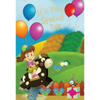 Rosedale 5-1/2" x 8" Juvenile Girl It's Your Special Day Birthday Greeting Cards And Envelopes, 12 Pack (15918)-Printed on premium uncoated card stock