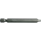 Apex 1/4" Square Recess Power Bits, Square, #3 Tip, 1/4" Drive Size, 6" Length - 12 Pack-Drive Size 1/4"