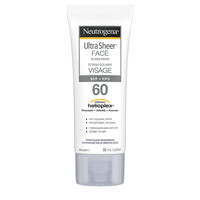 Neutrogena Ultra-Sheer Face SPF60, 88mL-Photostable, broad-spectrum UVA/UVB protection in SPF60