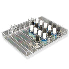 Azar Displays Eight Compartment Nail Polish Tray, 2 Pack (225568)-Dimensions: 1.25"H x 12.25"W x 8"D
