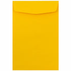 JAM Paper 6" x 9" Open End Catalog Envelopes - Sunflower Yellow - 50 Pack -Colour: Sunflower Yellow