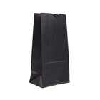 Jam Paper Kraft Lunch Bags - Medium - 5" x 9.75" x 3" - Black - 25 Pack-Color: Black Kraft